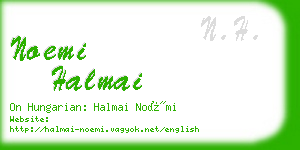 noemi halmai business card